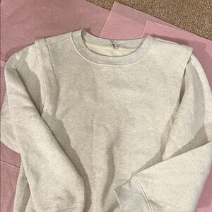 MTA Sport Cream Crewneck Top